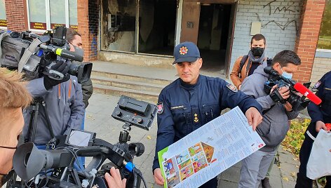 Prevencijos akcija, daugiabutis &Scaron;iltnamių g. 38, Vilniuje. Evaldas Tama&scaron;auskas