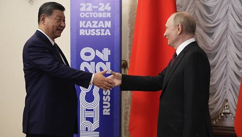 Xi Jinpingas ir Vladimiras Putinas