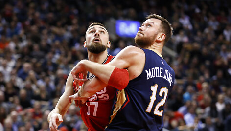 Jonas Valančiūnas ir Donatas Motiejūnas