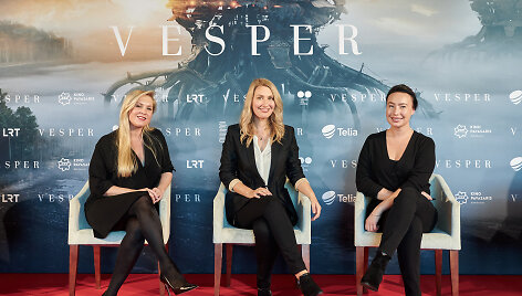 Mokslinės fantastikos filmo &bdquo;Vesper&ldquo; spaudos konferencijoje