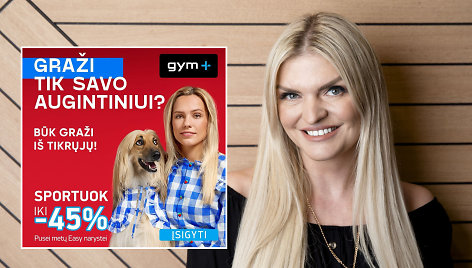 Skaiva Jasevičiūtė, „Gym+“ reklama