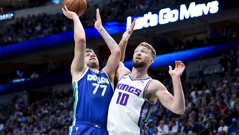 Domantas Sabonis ir Luka Dončičius