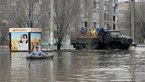Potvynis Orske, Rusijoje