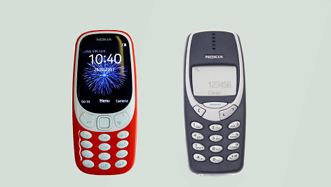 Senoji ir naujoji „Nokia 3310“
