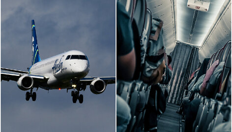 &bdquo;Alaska Airlines&ldquo; skrydis priminė ko&scaron;marą