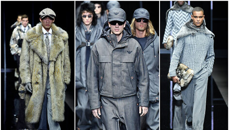"Emporio Armani" kolekcijos modeliai