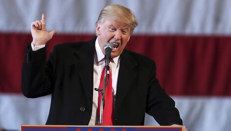 Donaldo Trumpo agitacinis renginys Niujorke