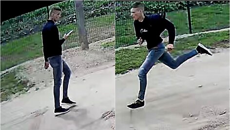 Užfiksuotas įtariamasis
