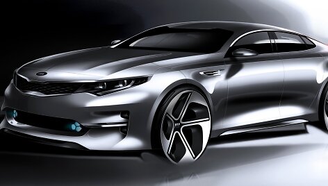 Naujojo &bdquo;KIA Optima&ldquo; eskizas