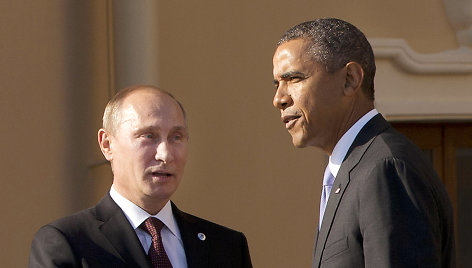 Vladimiras Putinas ir Barackas Obama