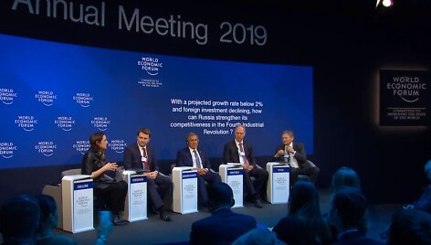 Diskusija Davose apie Rusiją