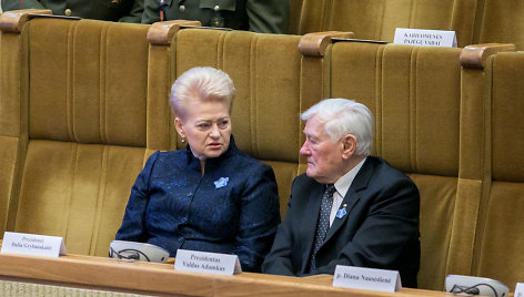 Dalia Grybauskaitė ir Valdas Adamkus