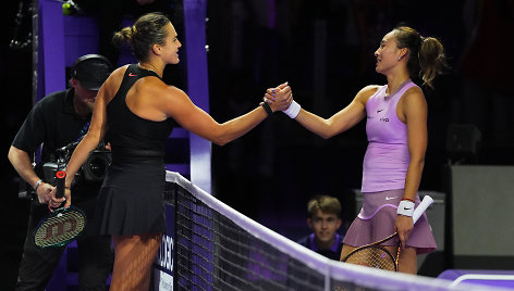 Aryna Sabalenka ir Qinwen Zheng