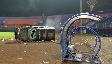 Tragedija futbolo rungtynėse Indonezijoje