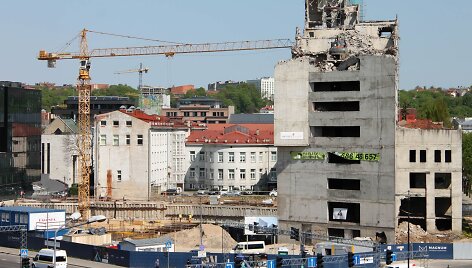 &bdquo;Respublikos&ldquo; vaiduoklio griovimo darbai &ndash; į pabaigą