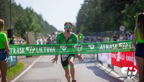 Pirmasis Lietuvos triatlono čempionato etapas Varėnoje. Igoris Kozlovskis