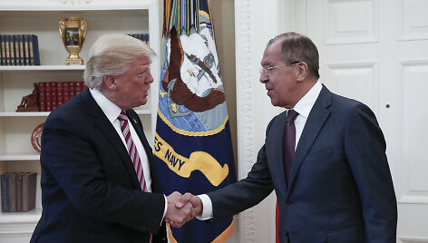 Donaldas Trumpas ir Sergejus Lavrovas
