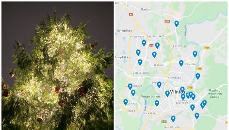 Nesigrūskime visi į Katedros aik&scaron;tę: kur rasti Kalėdų egles kiekviename Vilniaus rajone?