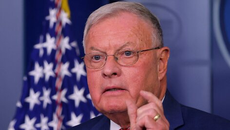 JAV prezidento specialusis pasiuntinys Ukrainos ir Rusijos karo klausimais Keithas Kelloggas / Carlos Barria / REUTERS