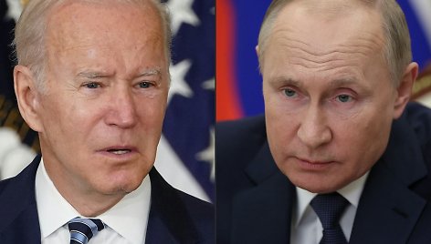 Joe Bidenas ir Vladimiras Putinas