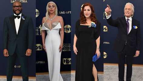 Tyleris Perry, Lady Gaga, Lisa Ann Walter, Michaelas Douglasas