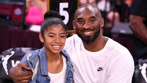 Kobe Bryantas su dukra Gianna