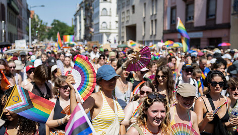 &bdquo;Pride&ldquo; eitynės Strasbūre / ROMEO BOETZLE / AFP
