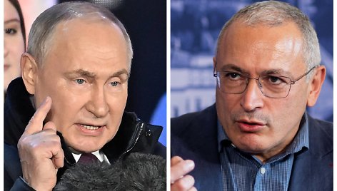 Vladimiras Putinas ir Michailas Chodorkovskis