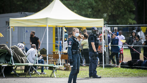 Migrantai Druskininkų užkardoje