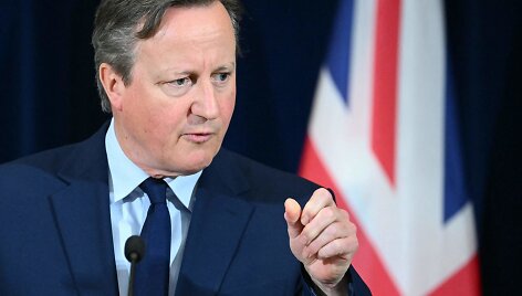 Didžiosios Britanijos užsienio reikalų sekretorius Davidas Cameronas