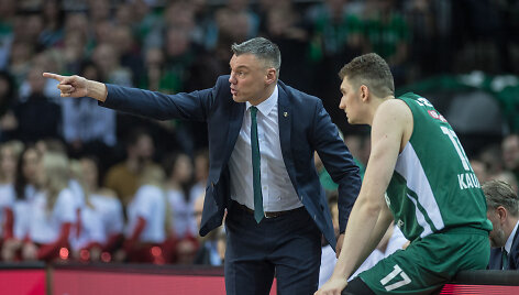 &Scaron;arūnas Jasikevičius ir Laurynas Birutis