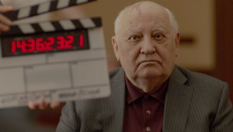 Kadras i&scaron; filmo &bdquo;Herzogas / Gorbačiovas&ldquo;
