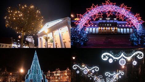 Kalėdiniai papuo&scaron;imai Vilniuje