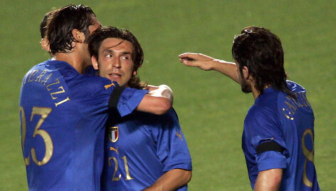 Marco Materazzi ir Andrea Pirlo