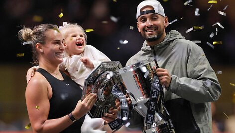 Aryna Sabalenka ir Nickas Kyrgiosas