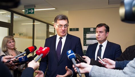 Algirdas Butkevičius ir Dainoras Bradauskas