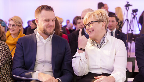 Gabrielius Landsbergis, Ingrida &Scaron;imonytė