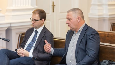 Paulius Peleckis/BNS nuotr. Vytautas Gapšys ir Eligijus Masiulis