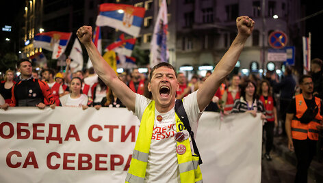 Protestas Belgrade / Marko Djurica / REUTERS