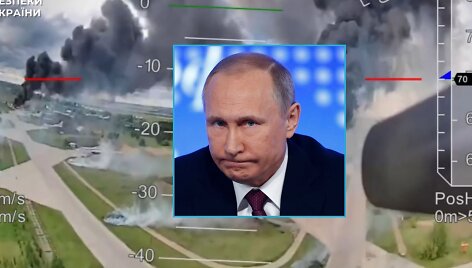 Ukrainos SBU operacija "Voratinklis" prie&scaron; Rusijos bombone&scaron;ius ir Vladimiras Putinas