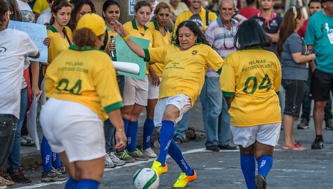 Prostitučių futbolo rungtynės Brazilijoje