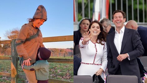 Princesė Eugenie ir Jackas Brooksbankas