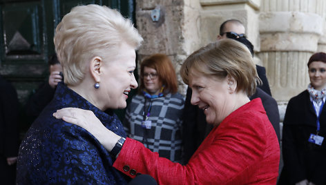 A.Merkel ir D.Grybauskaitė