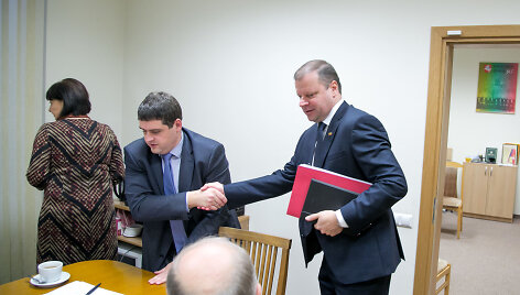 Remigijus Žemaitaitis ir Saulius Skvernelis