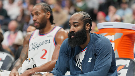Kawhi Leonardas ir Jamesas Hardenas