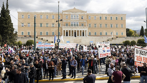 Protestai Graikijoje