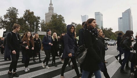 Moterų protestas Lenkijoje