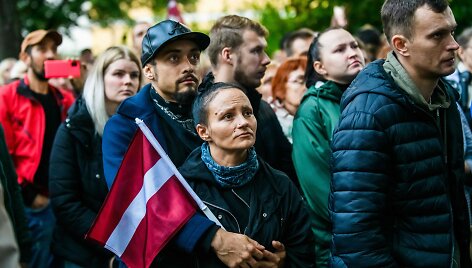 Protestas Latvijoje