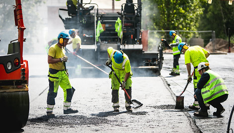 Vilniuje pradedami keturių gatvių remonto darbai