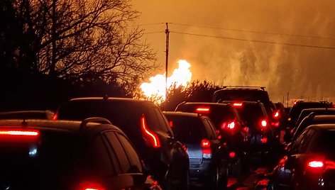 Sprogęs dujotiekis Pasvalio rajone